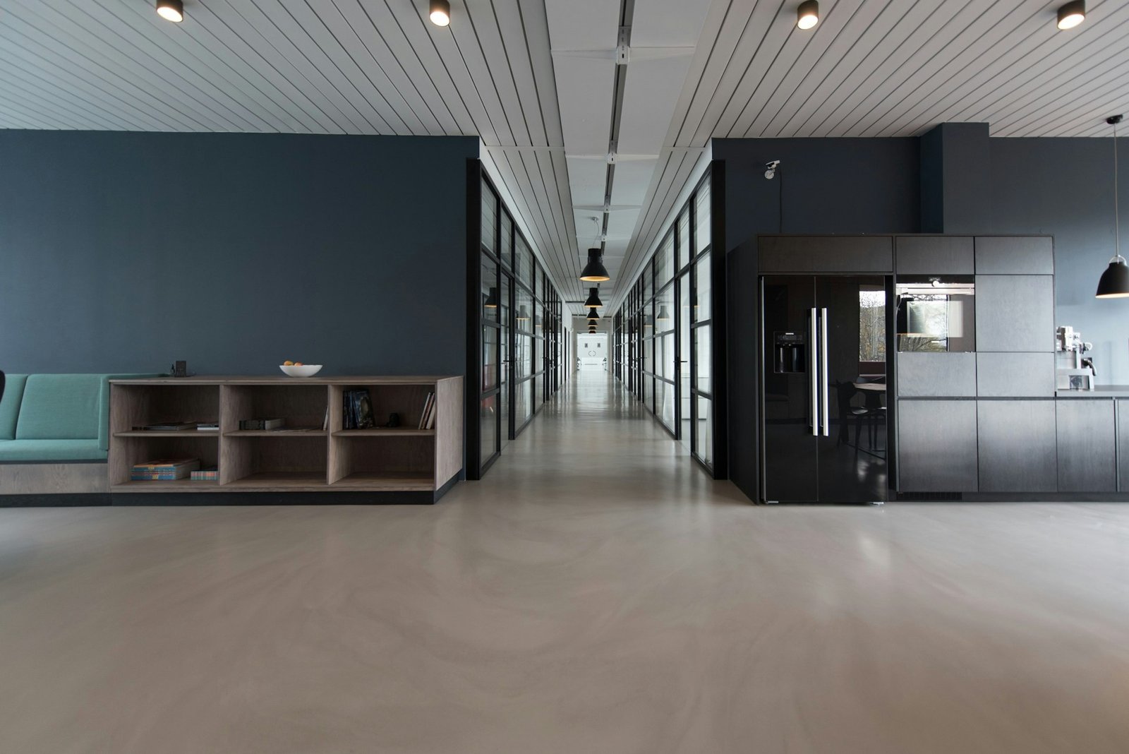 Corporate business architecture and workplace setting in Doha, Qatar